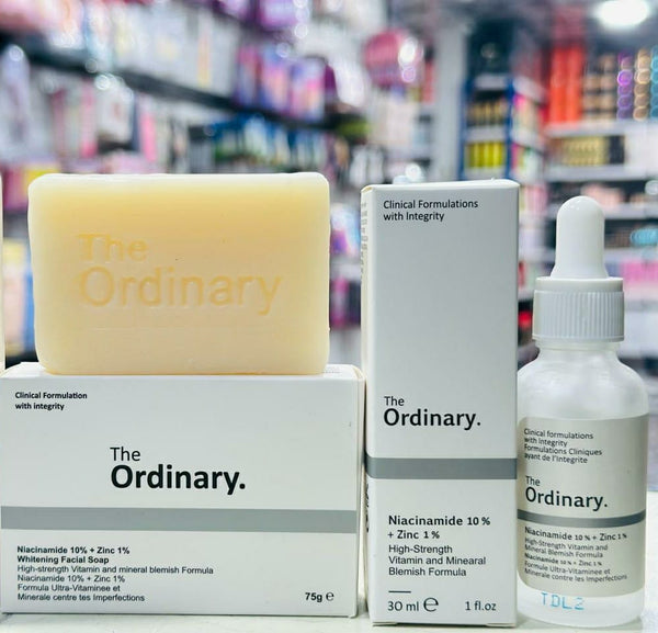 The Ordinary Niacinamide 10% + Zinc 1% Serum & Facial Soap | Brightening Skincare Deal