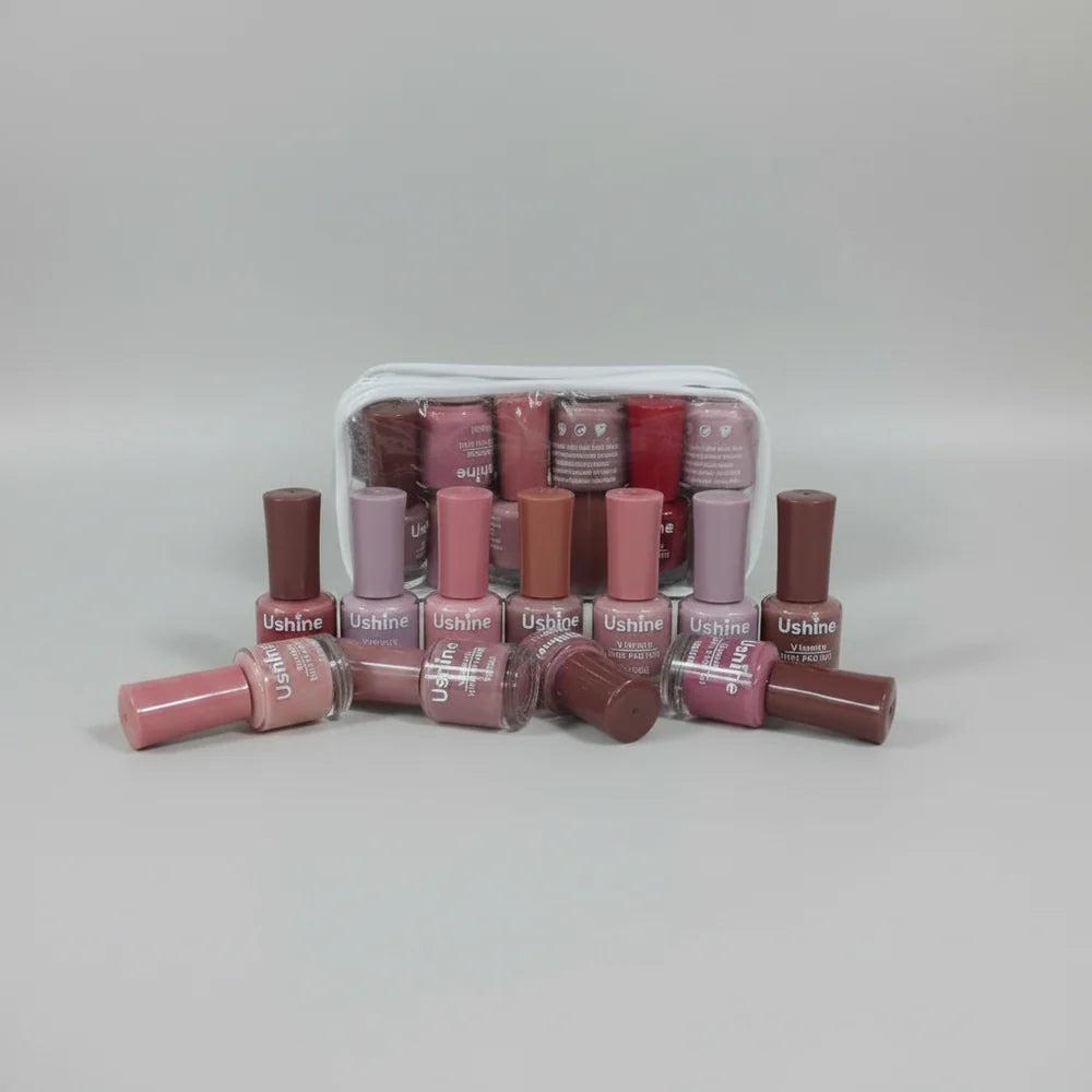 💅 Pack of 12 Peel-Off Nail Paints | Nail Polish Set