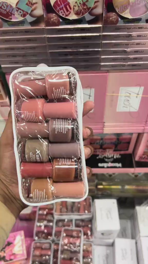 💅 Pack of 12 Peel-Off Nail Paints | Nail Polish Set