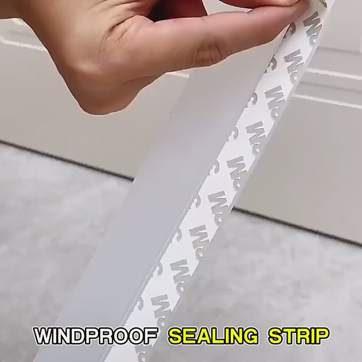 5 Meter Door Seal Tape - Strong Adhesive Weatherproof Strip For Doors Windows Insulation Soundproof Draft Stopper Gap Blocker Tape