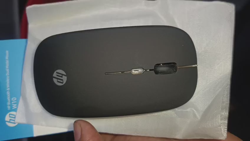 HP Original Wireless RGB Rechargeable Bluetooth Slim Mouse | 480mAh Battery | Black